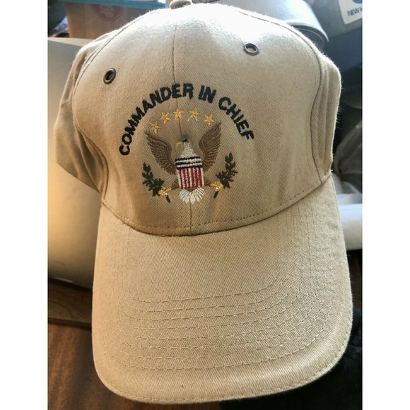 Commander in Chief Presidential Seal beige Cap Hat - Picture 3 of 5